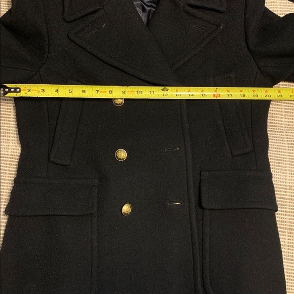 J. Crew Navy Coat with Gold Buttons (2010’s) - Picture 15 of 16